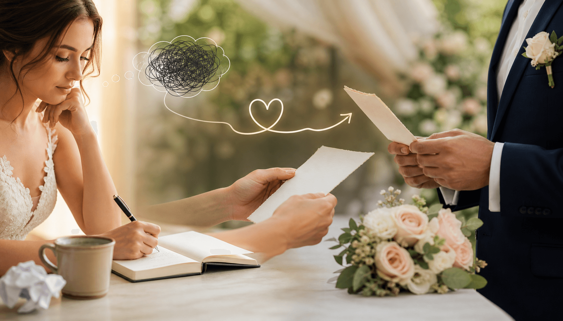 Say 'I Do' Without the 'I Don't Know': Overcoming Writer's Block When Crafting Your Wedding Vows