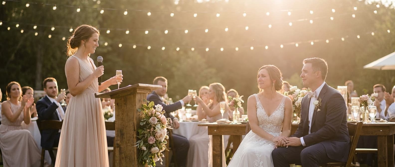 Nerves of Steel: Maid of Honor Speech Tips for the Terrified Speaker