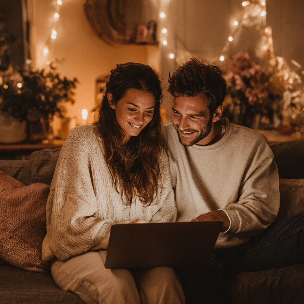 Couple on their wedding day