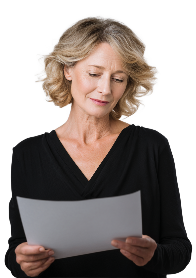 Person delivering a eulogy